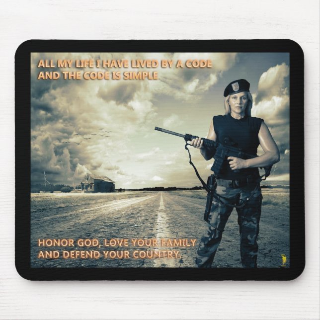 "The Code" Mouse Pad (Front)