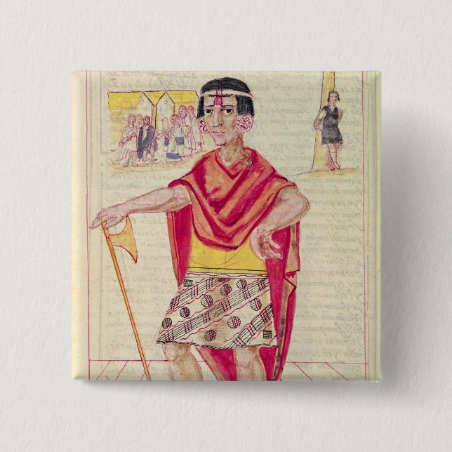 The Codice Murua 15 Cm Square Badge (Front)