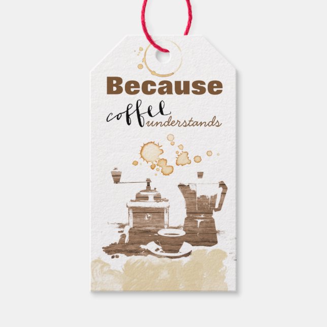 The Coffee-Lover's Gift Tags (Front)