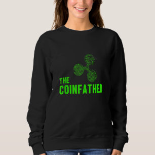 The Coinfather Rippe Xrp Cryptocurrency Blockchain Sweatshirt