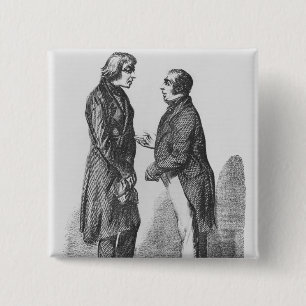 The Cointet brothers 15 Cm Square Badge