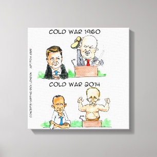 The Cold Wars Funny Canvas Print