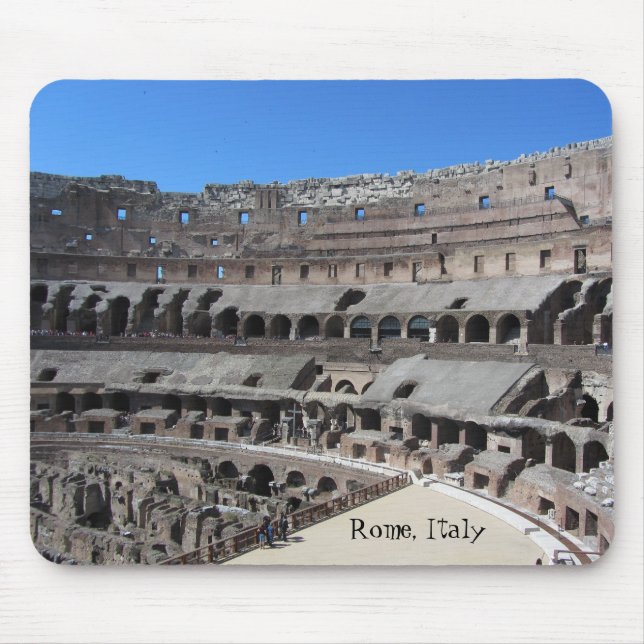 The Coliseum, Rome Italy Mouse Pad (Front)