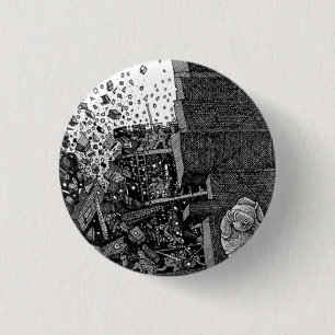 The Collapse 3 Cm Round Badge