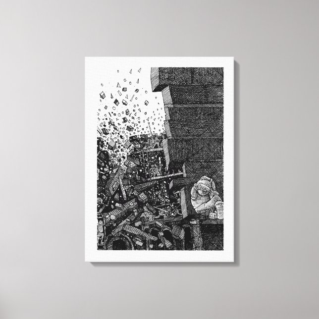 THE COLLAPSE CANVAS PRINT (Front)