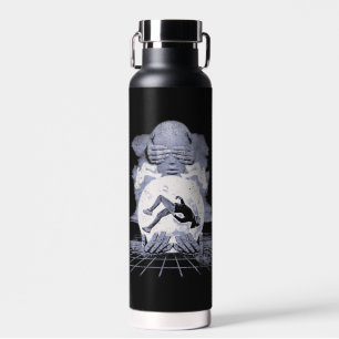 The Collapse - Techno-Dystopian Streetwear Design Water Bottle