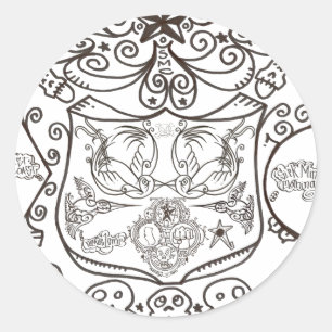 "THE COLLECTION" CLASSIC ROUND STICKER