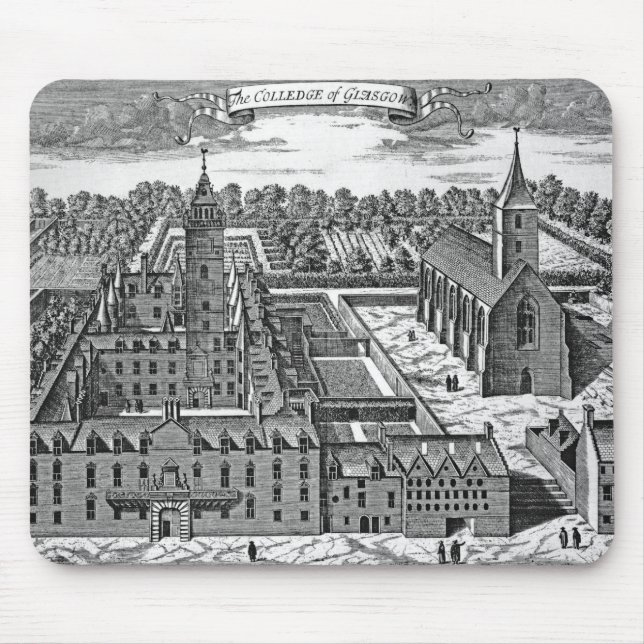 The College of Glasgow, from 'Theatrum Mouse Pad (Front)