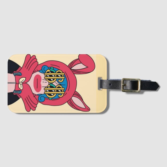 the collision of fun and trend luggage tag (Front Horizontal)