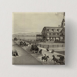 The Colorado House, Ocean Beach, NJ 15 Cm Square Badge