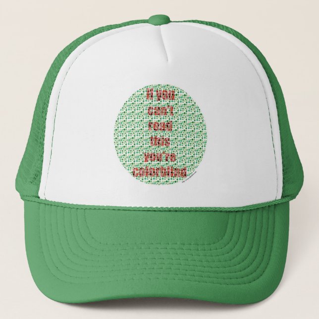 The Colorblind test Trucker Hat (Front)