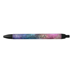 The Colorful Galaxy Black Ink Pen