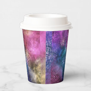 The Colorful Galaxy Paper Cups