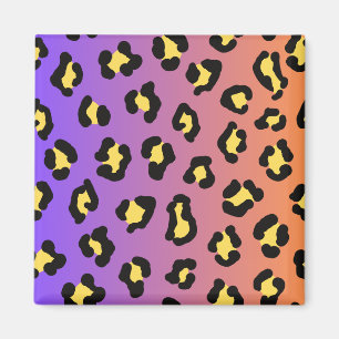 The colorful jaguar magnet