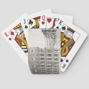 The Colosseum, built in AD 80 (engraving) Playing Cards