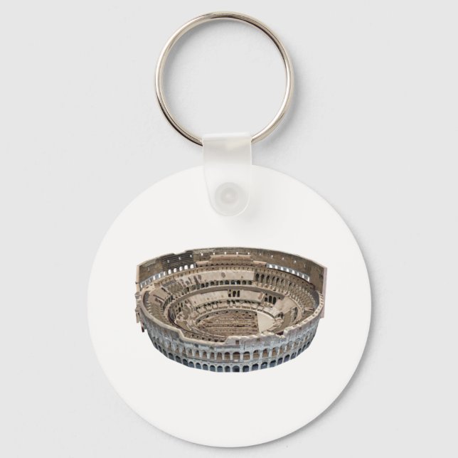 The Colosseum of Rome: 3D Model: Key Ring (Front)