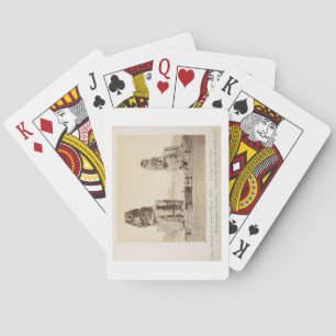 The Colossi of Memnon, statues of Amenhotep III, X Playing Cards