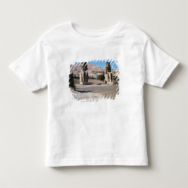 The Colossi of Memnon, statues of Amenhotep Toddler T-Shirt (Front)
