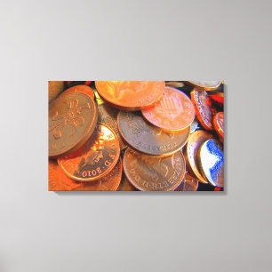The Colour of Money Canvas Print