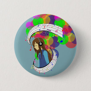 The Colour of Music 6 Cm Round Badge