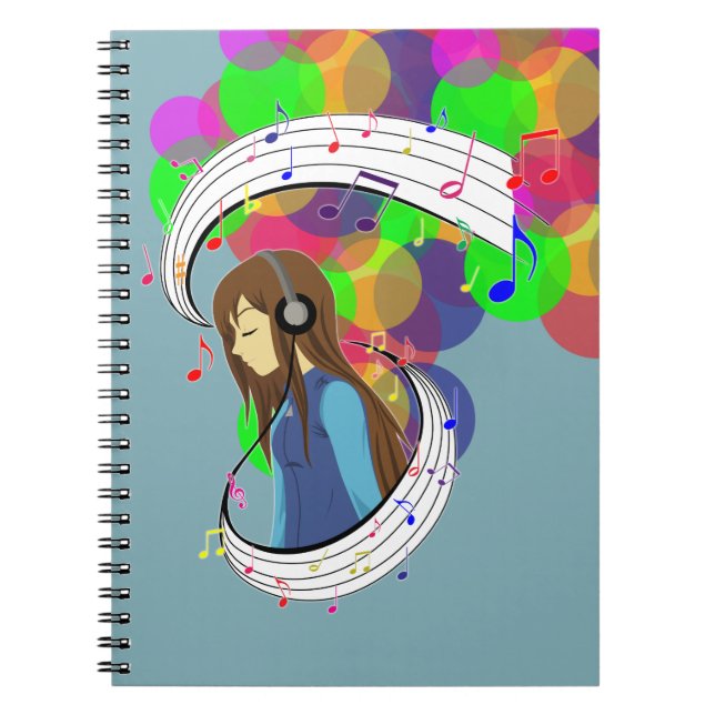 The Colour of Music Spiral Notebook (Front)