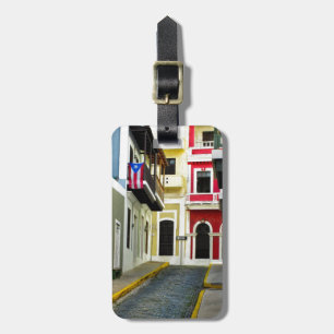 the colour of old San Juan Puerto Rico Luggage Tag