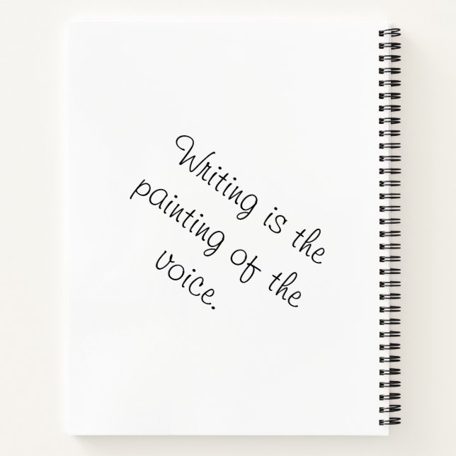 The Colour of Words: An Artistic Journey in Writin Notebook (Back)