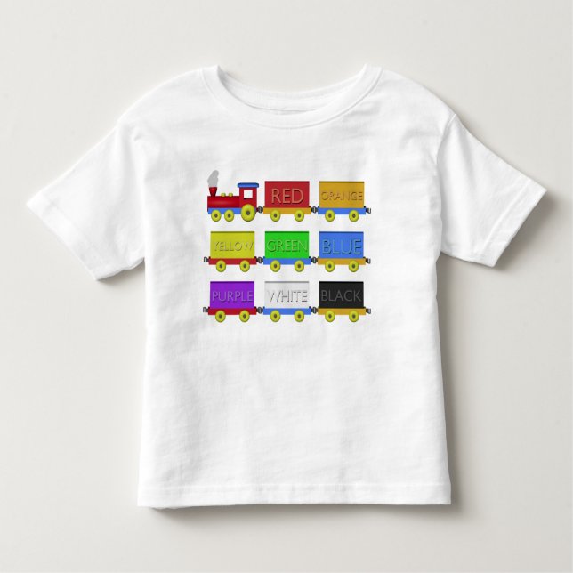 The Colour Train Toddler T-Shirt (Front)
