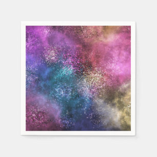The Colourful Galaxy Napkin