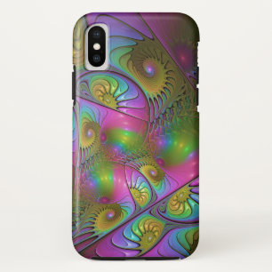 The Colourful Luminous Trippy Abstract Fractal Art Case-Mate iPhone Case
