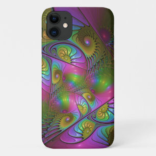 The Colourful Luminous Trippy Abstract Fractal Art Case-Mate iPhone Case