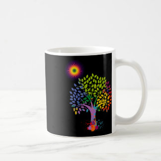 The Colourful Tree Giving Life To Earth Stop Globy Coffee Mug