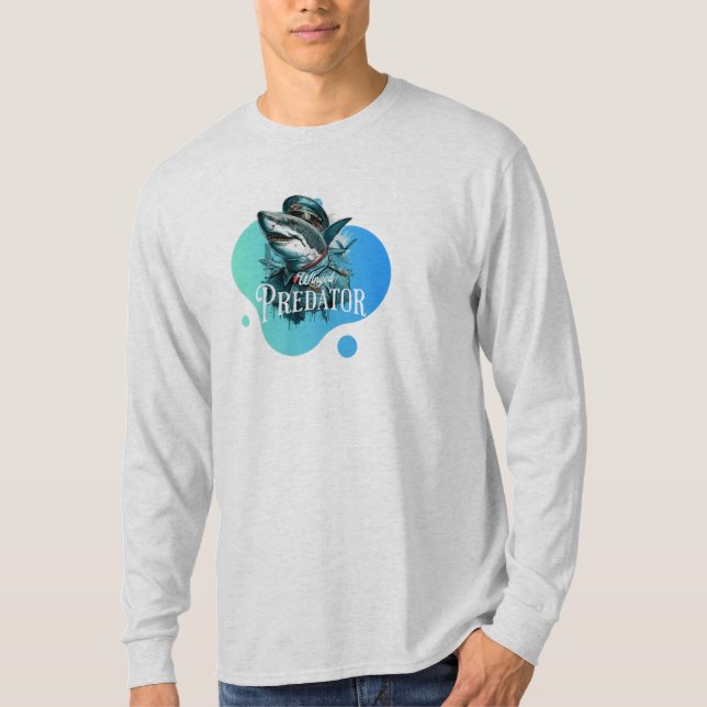 The Colourful Winged Predator Long Sleeve T-Shirt (Front)