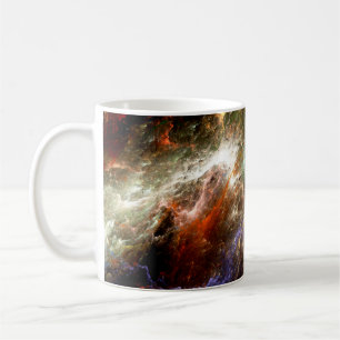 The colours in the series, Fancy paint. Background Coffee Mug