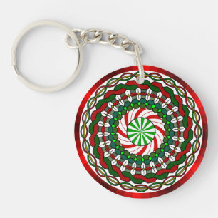 The Colours of Christmas Acrylic Keychain