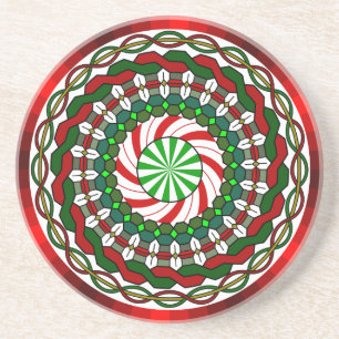 The Colours of Christmas Coaster
