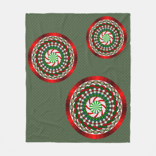 The Colours of Christmas Fleece Blanket
