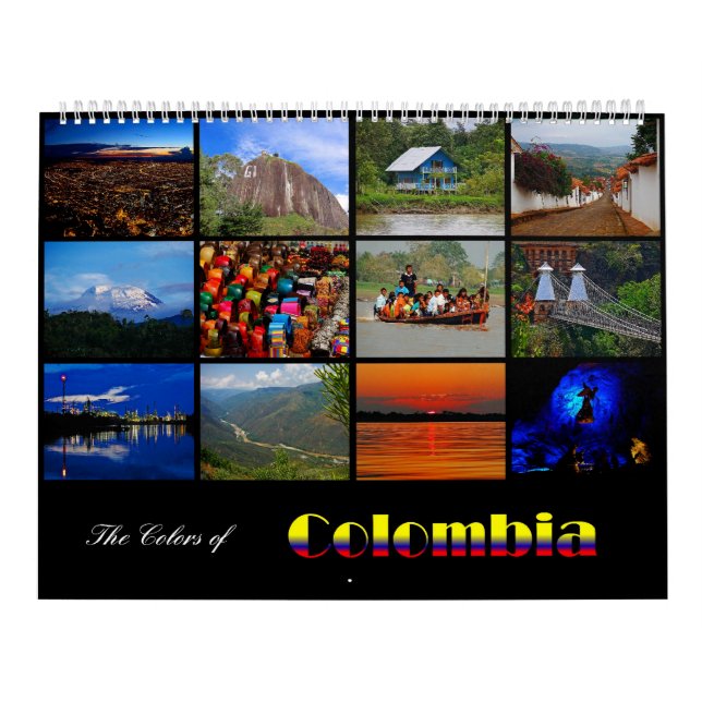 The Colours of Colombia Calendar 2015 (Cover)