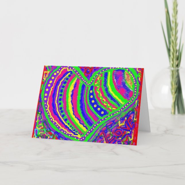 The Colours of Love Card (Front)