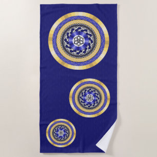The Colours of New Years Beach Towel