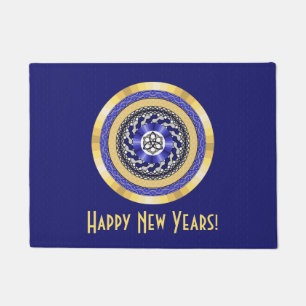 The Colours of New Years Doormat
