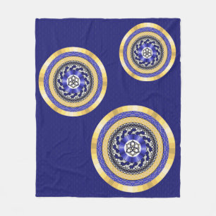 The Colours of New Years Fleece Blanket