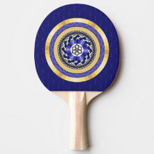 The Colours of New Years Ping Pong Paddle