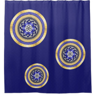 The Colours of New Years Shower Curtain