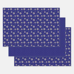 The Colours of New Years Wrapping Paper Set