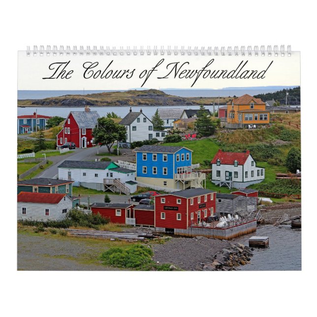 The Colours of Newfoundland Calendar (Cover)