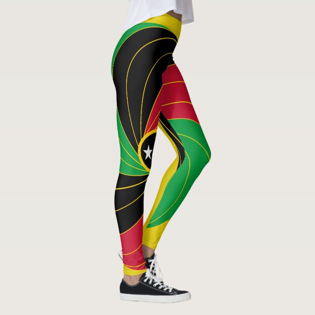 THE Colours of ST. Kitt & Nevis Leggings (Right)