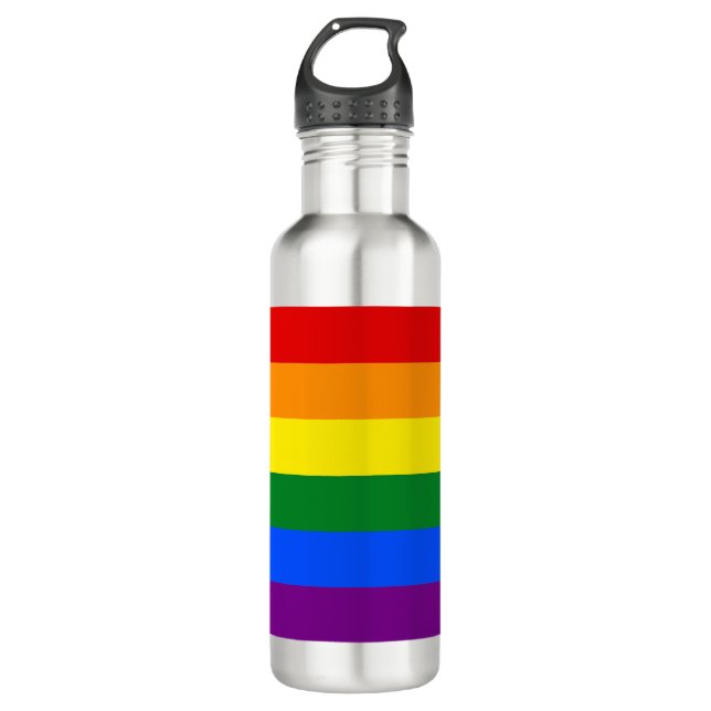 The colours of the rainbow 710 ml water bottle (Front)