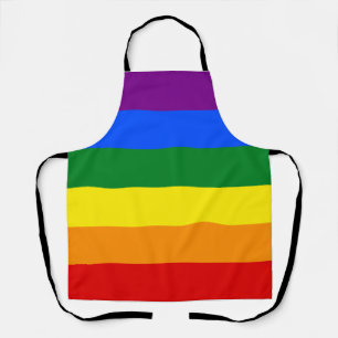 The colours of the rainbow apron