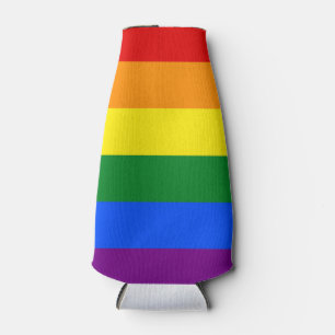 The colours of the rainbow bottle cooler
